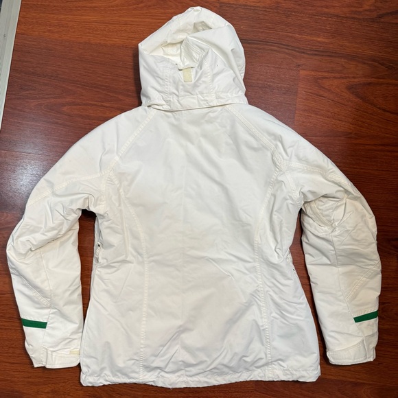 Columbia White Women’s Hooded Puffer Jacket - L - Picture 5 of 5